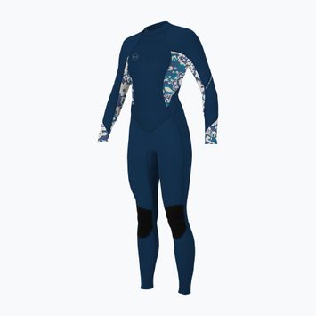 Schiuma da bagno O'Neill Bahia 3/2 Back Zip Full Frnavy/crisflor/crisflor Donna