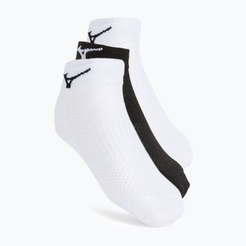 Calze da tennis Mizuno Training Mid 3P bianco/nero 67XUU95099