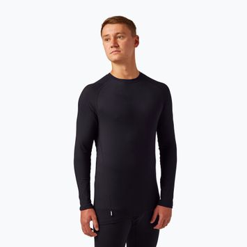 Surfanic Bodyfit Crewneck termico da uomo a maniche lunghe nero