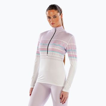 Surfanic Cozy CarbonDri Limited Edition Donna con collo a cerniera e maniche lunghe termiche rosa