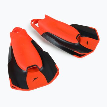 Pinne da nuoto Speedo Fastskin Kickfin nero/rosso