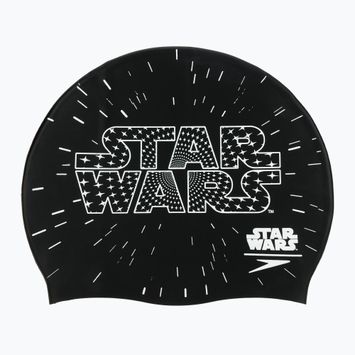 Cuffia Speedo con stampa Slogan per bambini, nero
