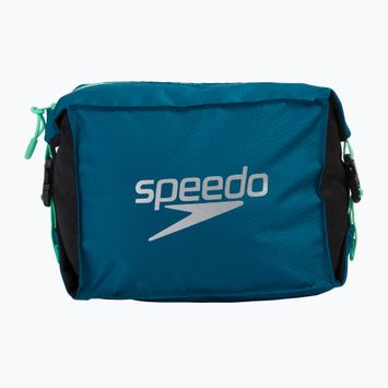 Speedo Pool Side Cosmetic Bag nordic teal/nero/verde glow