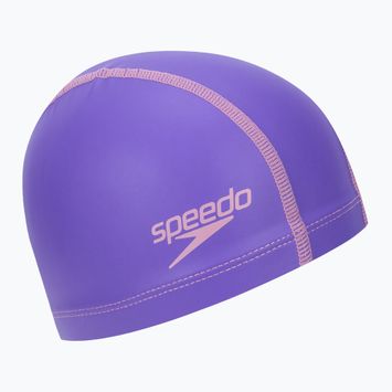 Cuffia da nuoto Speedo Long Hair Pace Junior per bambini viola galattico/rosa scuro