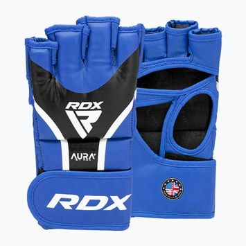 Guanti RDX Grappling Aura Plus T-17 blu