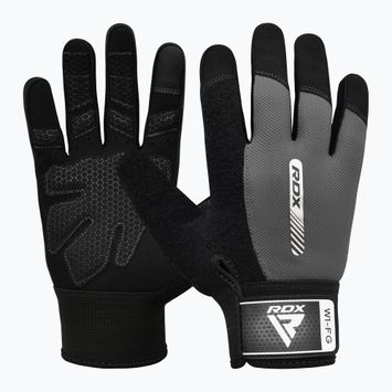 RDX W1F Guanti da allenamento full finger grigio