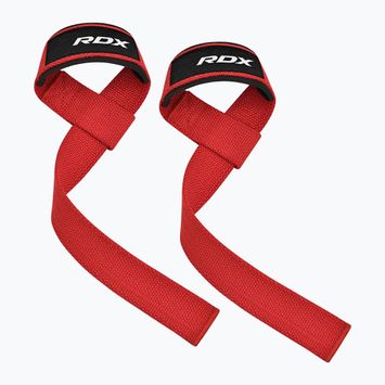 RDX W1 Cinghie da polso per allenamento con i pesi, rosso