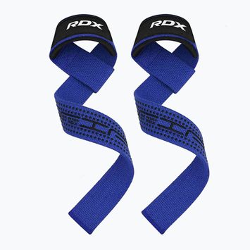 RDX S4 Cinghie da polso per sollevamento pesi blu