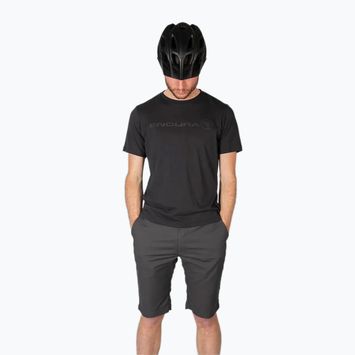 Pantaloncini da ciclismo Endura Hummvee Chino W/Liner grigio da uomo