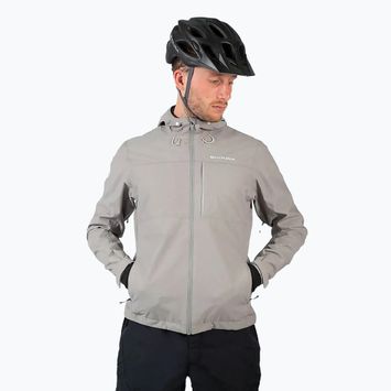 Giacca da ciclismo Endura Hummvee Uomo impermeabile con cappuccio fossile