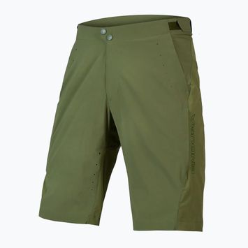 Pantaloncini da ciclismo Endura GV500 Foyle Baggy da uomo verde oliva