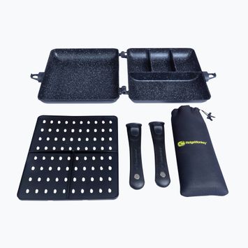 RidgeMonkey Connect Combi e Vaporetto Granite Edition nero RM780 set a vapore