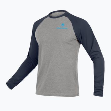 Endura One Clan Raglan L/S ciclismo uomo manica lunga blu inchiostro