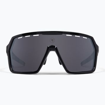 Occhiali da sole Endura Singletrack nero/platino revo smoke/argento chiaro flash mirror