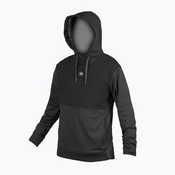 Felpa Endura Trailster Tech da uomo con cappuccio nero