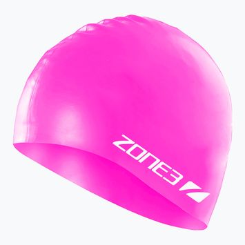 ZONE3 Cuffia in silicone rosa hi-vis