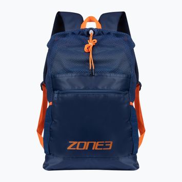 ZONE3 Zaino da allenamento a rete grande navy/arancione
