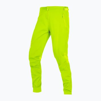 Pantaloni da ciclismo Endura MT500 Burner Lite verde lime da uomo