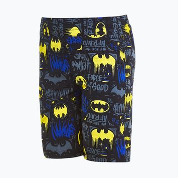Zoggs Batman Pantaloncini da bagno stampati per bambini nero/blu/giallo