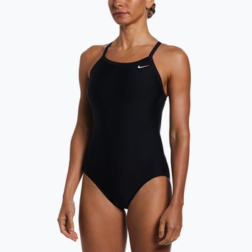 Costume intero da donna Nike Solid Racerback nero