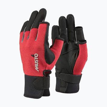 Musto Essential Sailing Guanti da vela a dita lunghe rosso vero