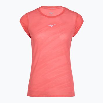 Maglietta da corsa da donna Mizuno Aero Tee sunkissed coral
