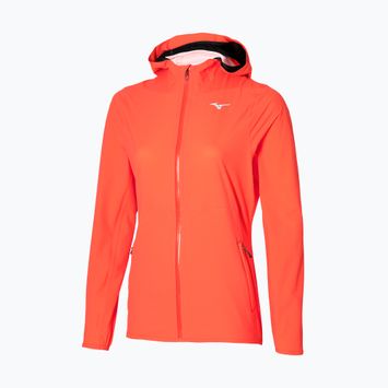 Giacca da corsa Mizuno Waterproof 20K ER nasturtium da donna