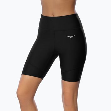 Pantaloncini da corsa da donna Mizuno Impulse Core Mid Tight nero