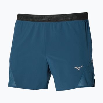 Pantaloncini da corsa Mizuno Aero 4.5 blue wing teal da uomo