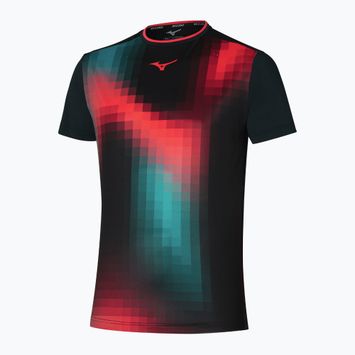Uomo Mizuno Frontier Shadow Graphic Tee nero