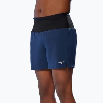 Pantaloncini da corsa Mizuno Multi Pocket da uomo blu estate