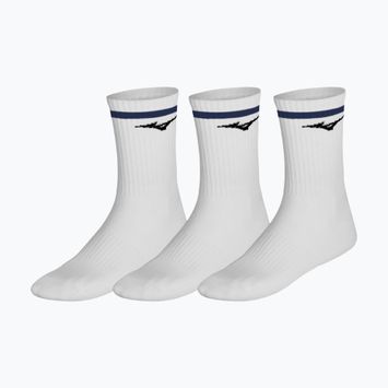 Calzini Mizuno Training With Line 3 pairs white/estate blue