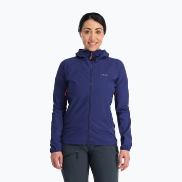 Giacca softshell da donna Rab Borealis blu patriota