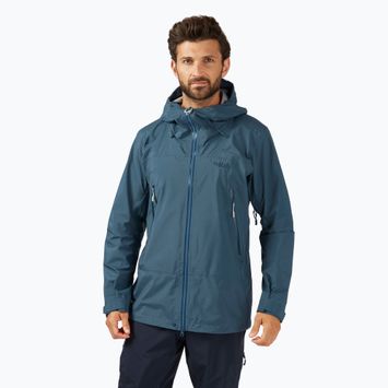 Giacca da pioggia da donna Rab Namche GTX blu orione