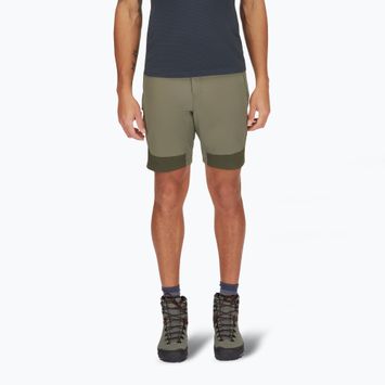 Pantaloncini Rab Torque Mountain da uomo cachi chiaro/army