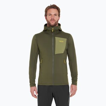 Felpa Rab Superflux Hoody da uomo dell'esercito