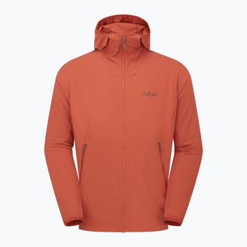 Giacca softshell da uomo Rab Borealis Hoody rosso toscano