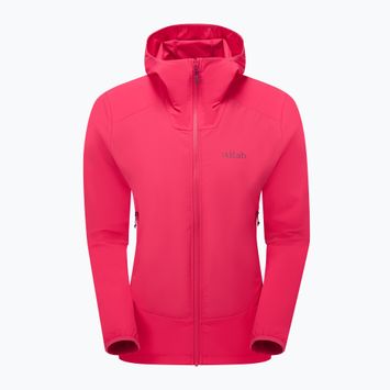Giacca softshell da donna Rab Borealis Hoody watermelon