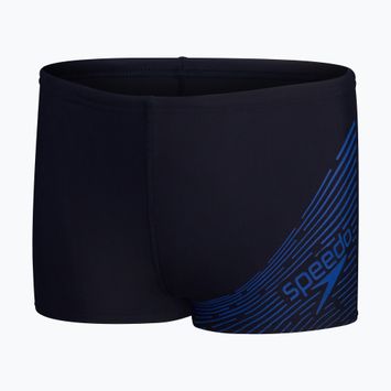 Speedo Medley Logo - pantaloncini da bagno da bambino in vero blu e vero cobalto