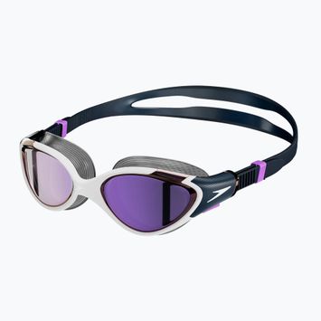Occhialini da nuoto Speedo Biofuse 2.0 Mirror white/true navy/sweet purple