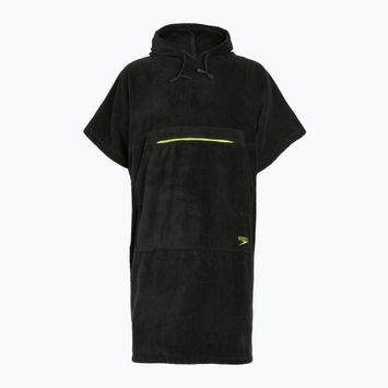 Speedo Swim Poncho S nero/giallo acido