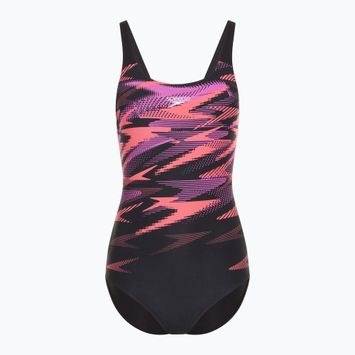 Speedo HyperBoom Placement Muscleback, costume intero da donna in sabbia corallina