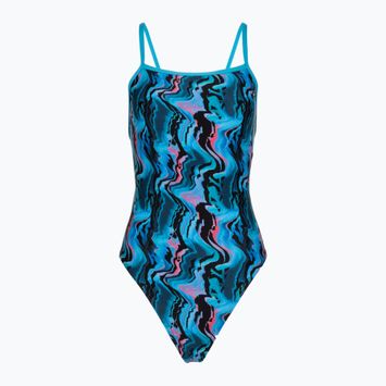 Costume da nuoto intero donna Speedo Printed Web Back canyon ombre/black