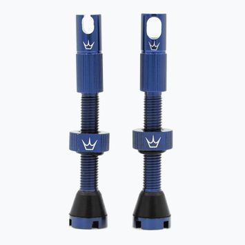 Peaty's X Chris King MK2 Valvole Presta Tubeless Set 42 mm navy