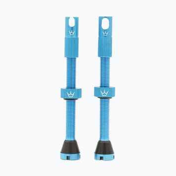 Peaty's X Chris King MK2 Presta Tubeless Valves Set 60 mm turchese