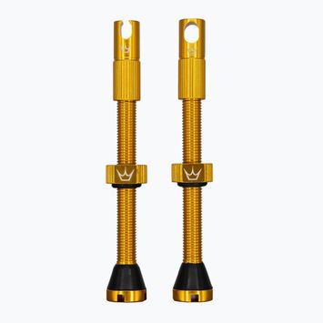 Peaty's X Chris King MK2 Set di valvole Presta Tubeless 60 mm oro