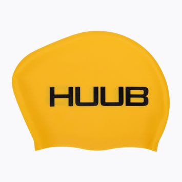 HUUB Cuffia da bagno per capelli lunghi giallo