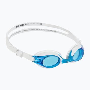 Occhialini da nuoto Nike Lil Swoosh Junior bianco