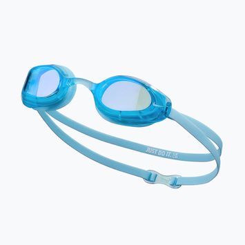 Occhialini da nuoto Nike Vapor Mirror blu acquario