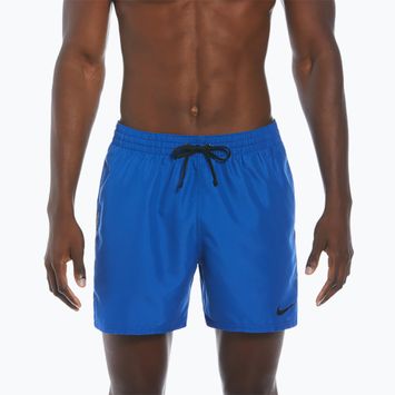 Pantaloncini da bagno da uomo Nike Logo Tape 5" Volley game royal